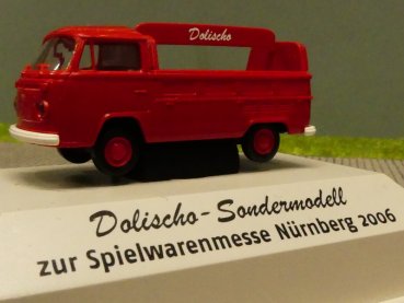 1/87 Brekina VW T2 Dolischo Spielwarenmesse 2006 Getränkepritsche