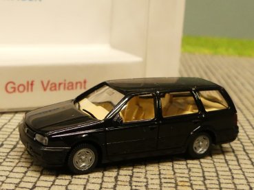 1/87 Wiking VW Golf Variant III schwarz mit Hängerkupplung