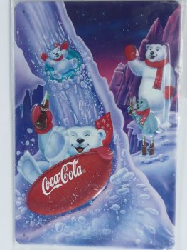 Blechschild Coca Cola 20 x 30 cm