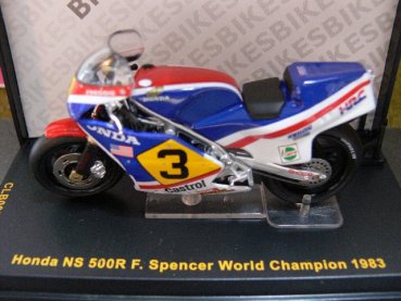 1/24 Ixo Honda NS 500R WC 1983 F.Spencer #3  CLB008