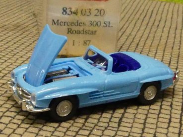 1/87 Wiking MB 300 SL Roadster hellblau 834 03 B