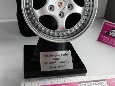 1/5 Minichamps Porsche 964 TURBO WHEEL 1992 silber 500 601964