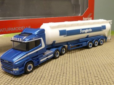 1/87 Herpa Scania Hauber Forsgards HABO Silo Sattelzug 309868