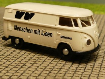 1/87 Brekina # 0450 VW T1  b Siemens Menschen mit Ideen Kasten Sondermodell