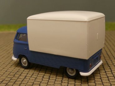 1/87 Brekina VW T1 b blau/weiß Großraum Koffer 32857