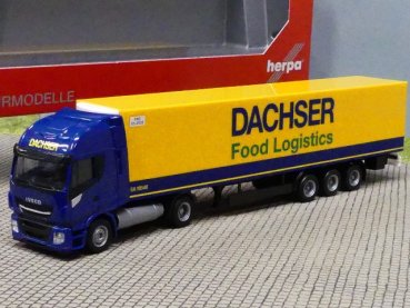 1/87 Herpa Iveco Stralis NP Dachser Food Logistic Kühlkoffer-Sattelzug 312455