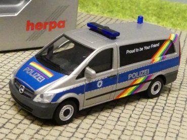 1/87 Herpa MB Vito Bus Polizei Bremen 941792