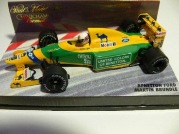 1/43 Minichamps Benetton Ford Martin Brundle #20