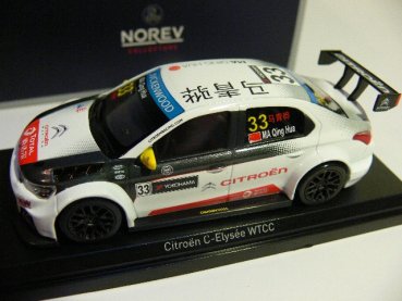 1/43 Norev Citroen C-Elysée WTCC 2015 #33 Ma Qing Hua 155173