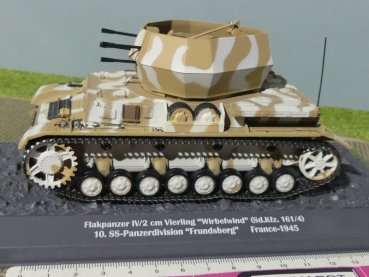 1/43 IXO Flakpanzer IV/2 cm Vierling Wirbelwind 10.SS-Panzerdivision Panzer 27