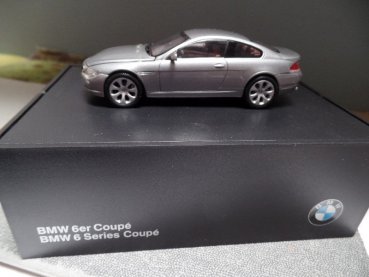 1/43 Minichamps BMW 6er Coupe silbermetallic 80 42 0 153 281