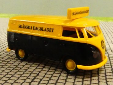 1/87 Brekina # 2029 VW T1 b Skanska Dagbladet mit Dachschild 32710