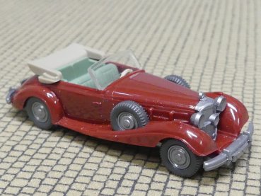 1/87 Wiking MB 540 K Cabrio dunkelrot Sitze grün 835 2 A