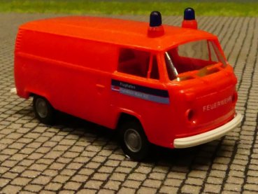 1/87 Brekina VW T2 Feuerwehr Frankfurt Flughafen Kasten 3353