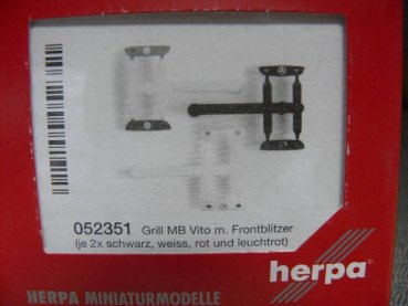 1/87 Herpa Kühlergrill MB Vito mit Frontblitzern 052351