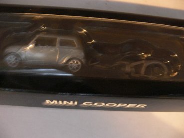1/64 Autoart Schlüsselanhänger Mini Cooper grau