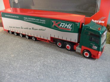 1/87 Herpa MAN TGX XXL Euro 6 Kahl Schwerlast 6x2 Meusburger-SZ 306294