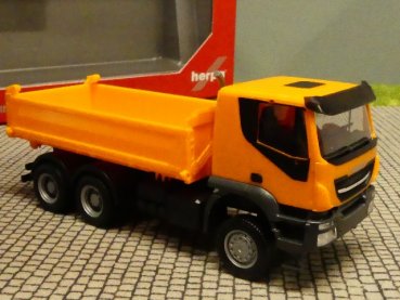 1/87 Herpa Iveco Trakker 6x6 Baukipper-LKW orange 309998