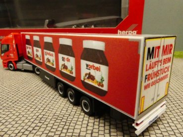 1/87 Herpa Iveco Stralis Hi-Way XP Kühlkoffer SZ Nutella Spedition Michel 310031