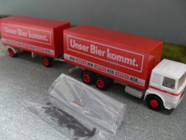 1/87 Herpa MAN F80 Astra Hamburg Koffer-Hängerzug 818428