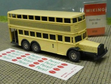 1/87 Wiking D38 BVG Persil (Streifen) Berliner Doppeldecker 873 1A