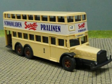 1/87 Wiking D38 BVG Sarotti Berliner Doppeldecker 873/5