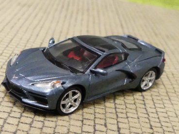 1/87 PCX Chevrolet Corvette C8 blaugraumetallic 870210