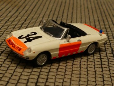 1/87 Brekina Alfa Romeo Spider Fastback Rijkspolitie 34 NL 29604