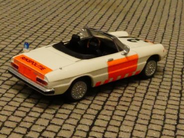 1/87 Brekina Alfa Romeo Spider Fastback Rijkspolitie 34 NL 29604