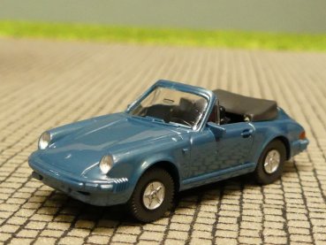 1/87 Wiking Porsche 911 Cabrio stratoblaumetallic SONDERPREIS 162 3