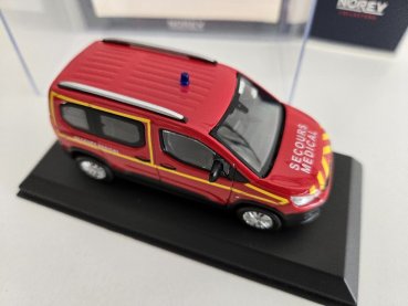 1/43 Norev Peugeot Rifter 2019 Pompiers- Secours Medical 479070