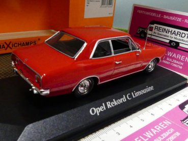 1/43 Maxichamps OPEL REKORD C Limousine rot 1988  940 046101