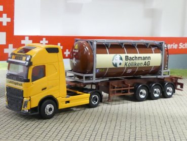 1/87 AWM Volvo GL FH XL BERTSCHI Bachmann Kölliken AG Tankcontainer-SZ