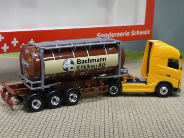 1/87 AWM Volvo GL FH XL BERTSCHI Bachmann Kölliken AG Tankcontainer-SZ