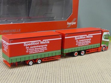 1/87 Herpa Scania CS 20 HD Spedition Wehle Volumen-Hängerzug 315425