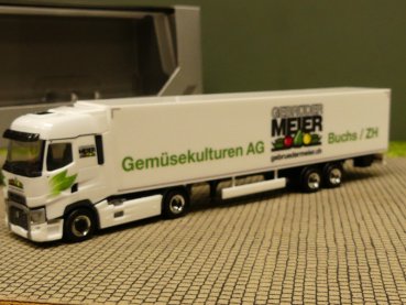 1/87 Herpa Renault T Kühlkoffer-Sattelzug Gebrüder Meier CH 938563