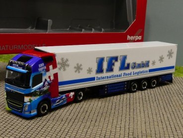 1/87 Herpa Volvo FH Gl. XL Kühlkoffer-Sattelzug IFL Köln Volvo Schweiz 311540