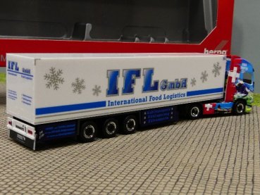 1/87 Herpa Volvo FH Gl. XL Kühlkoffer-Sattelzug IFL Köln Volvo Schweiz 311540