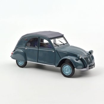 1/18 Norev Citroen 2CV AZL 1959 Glacier Blue 181485