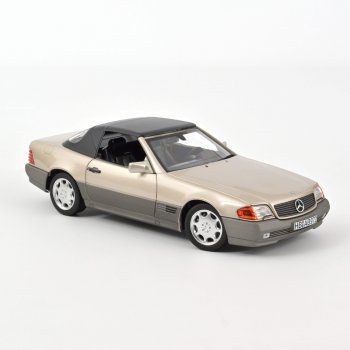 1/18 Norev MB 500 SL 1989 Smoke Silver metallic 183719