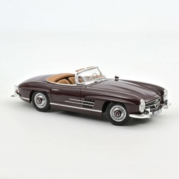 1/18 Norev MB 300 SL Roadster 1957 Dark Red 183891