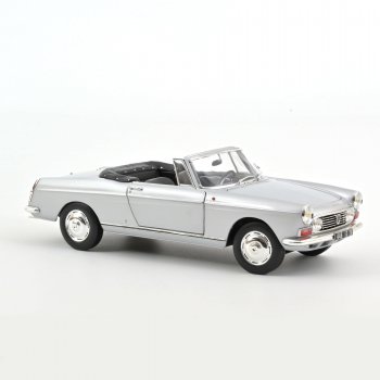 1/18 Norev Peugeot 404 Cabrio 1967 Silver 184835