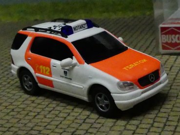 1/87 Busch MB GL Feuerwehr/Notarzt Dinslaken 48520