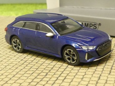 1/87 Minichamps Audi RS 6 Avant blue metallic 870 010011