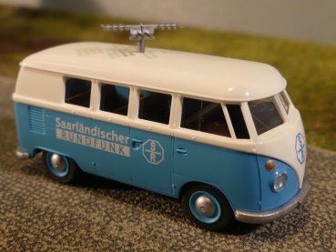 1/87 Wiking VW T1 b Bus Saarländischer Rundfunk SR Sondermodell