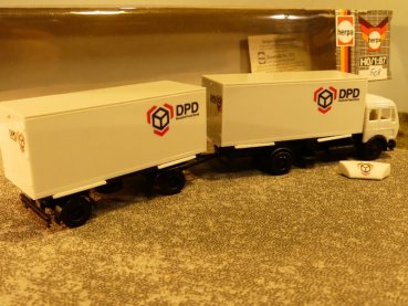 1/87 Herpa MB NG DPD Wechselkoffer HZ #508