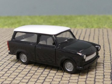 1/87 Herpa Trabant Universal schwarz Dach weiß