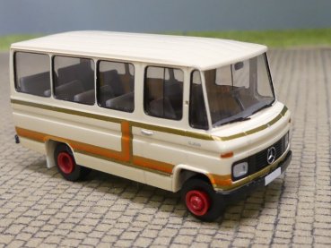 1/87 Brekina MB O 309 hellbeige/orange Felgen rot