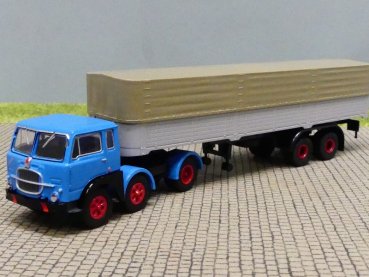 1/87 Brekina Fiat 690 T Pr/Pl Sattelzug blau/grau 58501