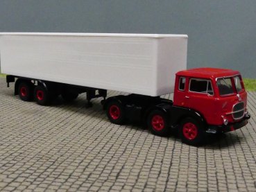 1/87 Brekina Fiat 690 T Koffer-Sattelzug rot/weiß 58500